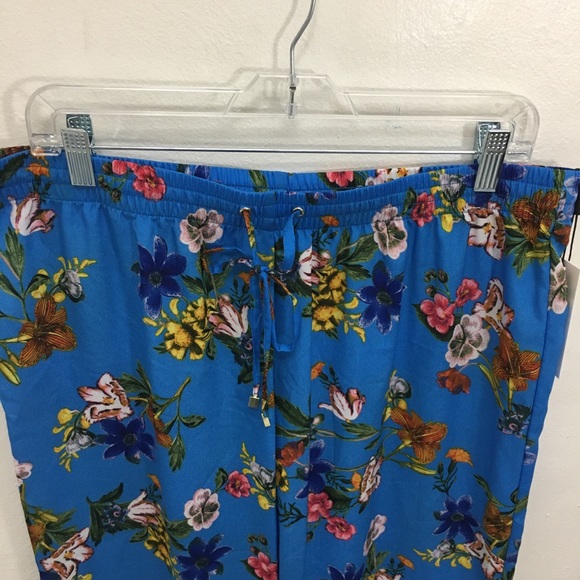 Calvin Klein Printed Wide Leg Pants size L - Picture 3 of 8